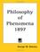 Cover of: Philosophy of Phenomena 1897