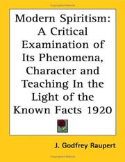 Modern Spiritism by J. Godfrey Raupert