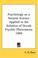 Cover of: Psychology as a Natural Science Applied to the Solution of Occult Psychic Phenomena 1889