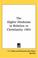 Cover of: The Higher Hinduism in Relation to Christianity 1903