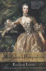 Cover of: Madame de Pompadour by Evelyne Lever, Catherine Temerson