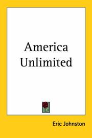 Cover of: America Unlimited