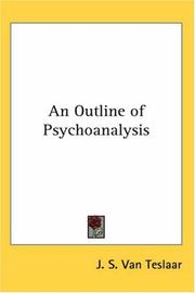 Cover of: An Outline of Psychoanalysis