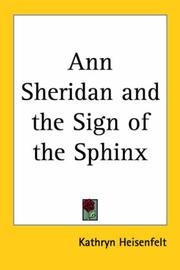Cover of: Ann Sheridan and the Sign of the Sphinx | Kathryn Heisenfelt