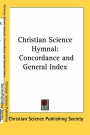 Cover of: Christian Science Hymnal: Concordance And General Index