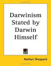 Cover of: Darwinism Stated by Darwin Himself by Nathan Sheppard
