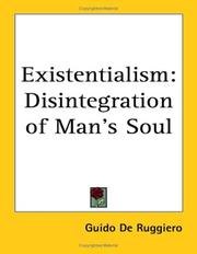 Existentialism by Guido De Ruggiero