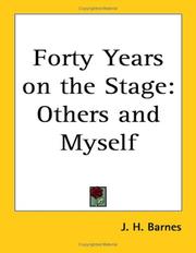 Cover of: Forty Years on the Stage: Others And Myself