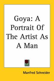 Cover of: Goya by Manfred Schneider