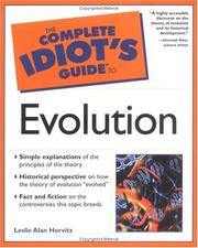 Cover of: The Complete Idiot's Guide(R) to Evolution