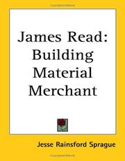 Cover of: James Read: Building Material Merchant