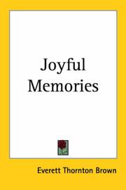 Cover of: Joyful Memories