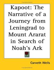 Cover of: Kapoot: The Narrative of a Journey from Leningrad to Mount Ararat in Search of Noah's Ark