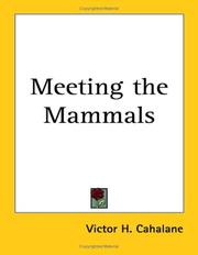 Cover of: Meeting the Mammals