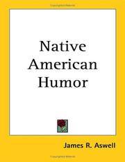 Native American humor by James R. Aswell