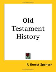 Cover of: Old Testament History