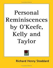 Cover of: Personal Reminiscences by O'keefe, Kelly and Taylor