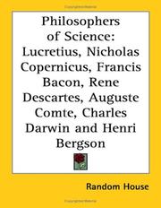 Cover of: Philosophers of Science | Random House
