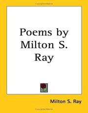 Cover of: Poems by Milton S. Ray