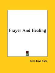 Cover of: Prayer And Healing