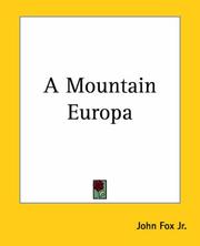 Cover of: A Mountain Europa