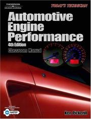 Cover of: Today's Technician: Automotive Engine Performance Classroom and Shop Manual