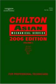 Cover of: Chilton 2006 Asian Volume I Mechanical Service Manual by The Nichols/Chilton Editors