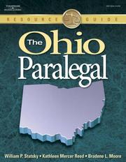 Cover of: The Ohio Paralegal (Resource Guide)