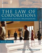 Cover of: The Law of Corporations and Other Business Organizations (West Legal Studies)