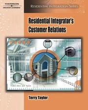 Cover of: Residential Integrator's Customer Relations (Residential Integration)