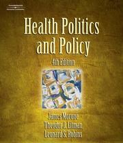 Health politics and policy cover