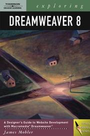 Cover of: Exploring Dreamweaver 8 (Exploring (Delmar))