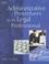 Cover of: Administrative Procedures for the Legal Professional (West Legal Studies)
