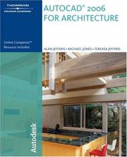 Cover of: Autocad 2006 for architecture