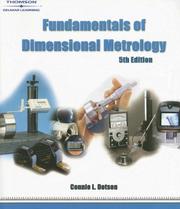 Cover of: Fundamentals Of Dimensional Metrology by Connie L Dotson