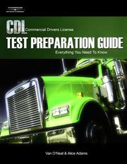 Cover of: CDL Test Preparation Guide by Alice Adams