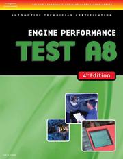 Cover of: ASE Test Preparation- A8 Engine Performance