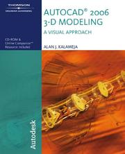 Cover of: AutoCAD 2006: 3-D modeling, a visual approach