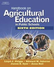 Cover of: Handbook on Agricultural Education in Public Schools