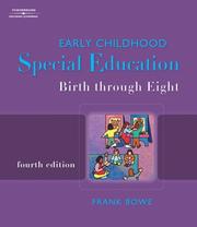 Cover of: Early Childhood Special Education by Frank G. Bowe