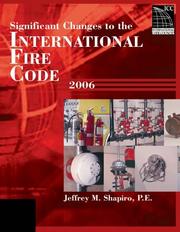Cover of: Significant Changes to the 2006 International Fire Code (Significant Changes to the International Fire Code)