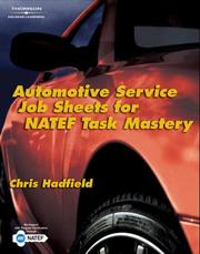 Cover of: Automotive Service Job Sheets for NATEF Task Mastery