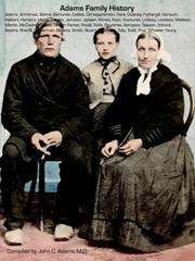 Cover of Adams family history