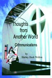 Cover of: Thoughts From Another World: Communications