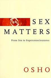 Cover of: Sex Matters by Bhagwan Rajneesh