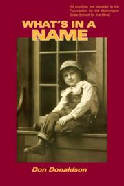 Cover of: WHAT'S IN A NAME