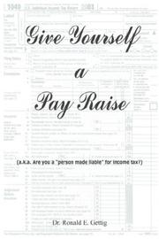 Cover of: Give Yourself a Pay Raise by Ronald E. Gettig