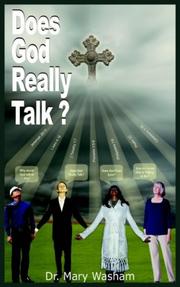 Cover of: Does God Really Talk by Dr. Mary Washam