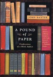 Cover of: A Pound of Paper by John Baxter