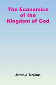 Cover of: The Economics of the Kingdom of God